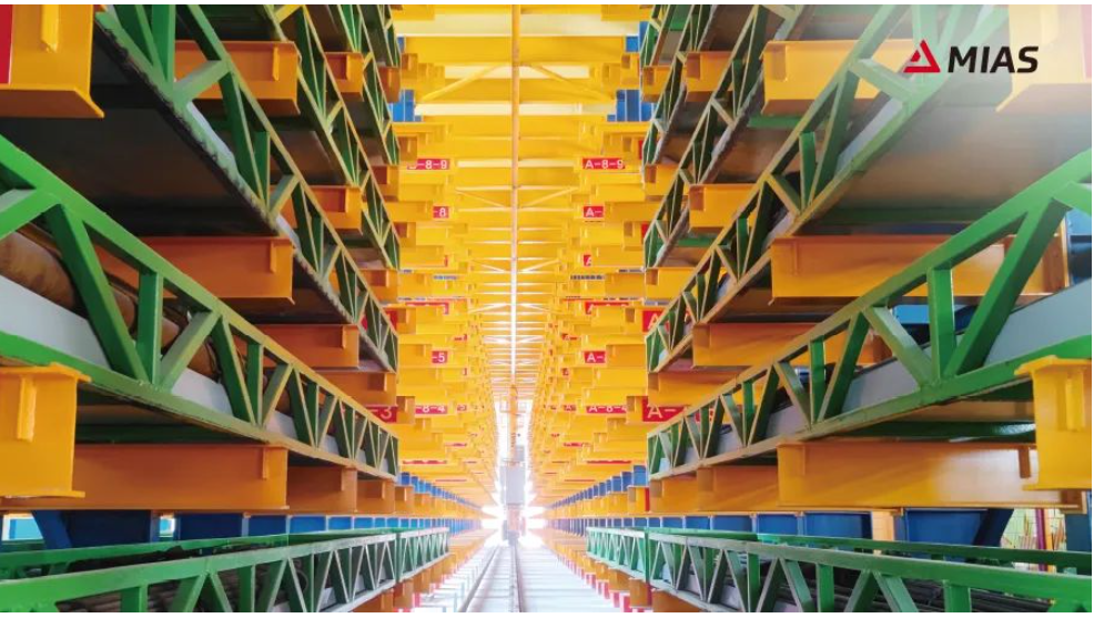 机械零部件行业8米长棒料自动化仓储解决方案